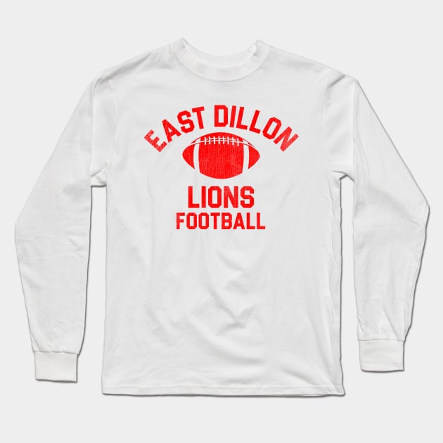 East Dillon Lions Football // Friday Night Lights FanArt Long Sleeve T-Shirt by darklordpug